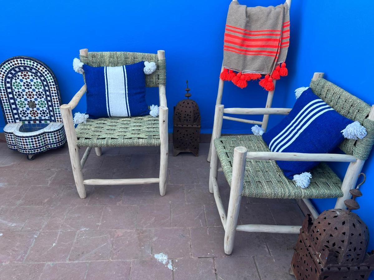 Jolie Maison/riad 6 pers dans un cadre familial Marrakesh Exterior foto