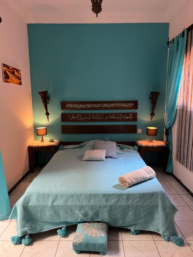 Jolie Maison/riad 6 pers dans un cadre familial Marrakesh Exterior foto